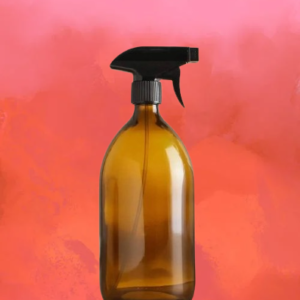 Amber Refillable Glass Bottle Eco-Friendly Plant Care Solution