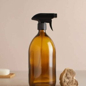 Amber Refillable Glass Bottle: Eco-Friendly Plant Care Solution