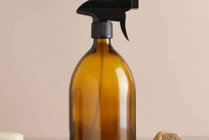 Amber Refillable Glass Bottle: Eco-Friendly Plant Care Solution