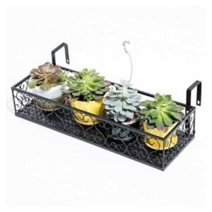 Balcony Rail Planter Shelf - Pots | Plantshop.me