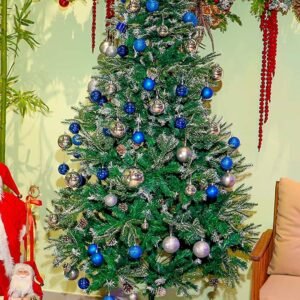 Buy 210cm Artificial Christmas Tree Frosted