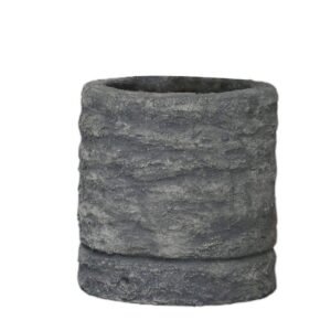 Buy Black Opulence Premium GRP Pot at Plantshop.me UAE