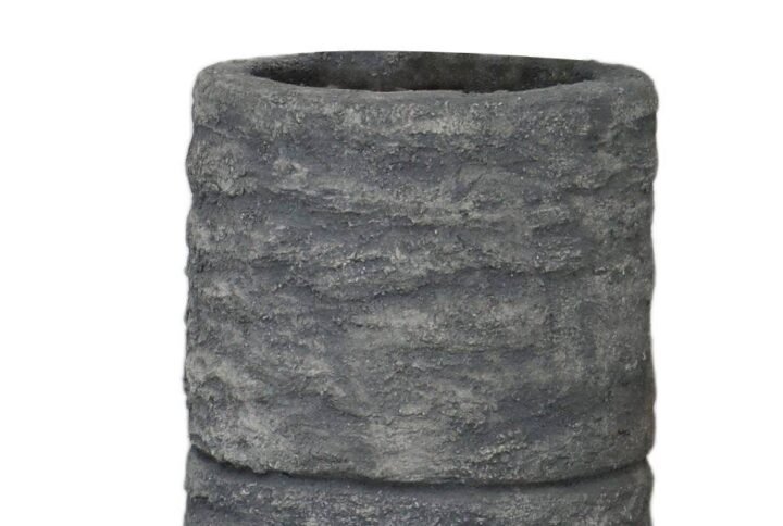 Buy Black Opulence Premium GRP Pot at Plantshop.me UAE