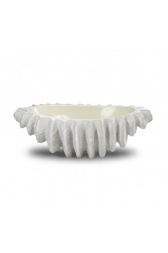 Buy Coral Boat Polystone Plant Pot - Plantshop.me UAE