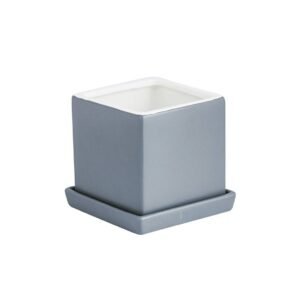 Buy Greypo Square Pot – Plantshop.me UAE