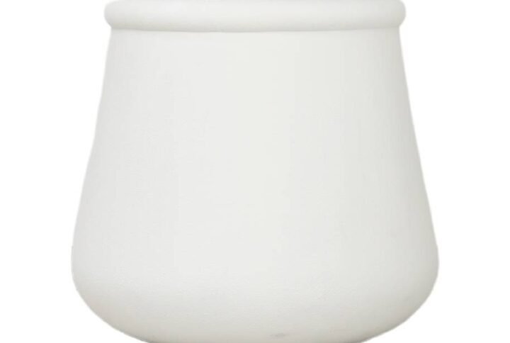 Buy White Blob Premium GRP Pot at Plantshop.me UAE