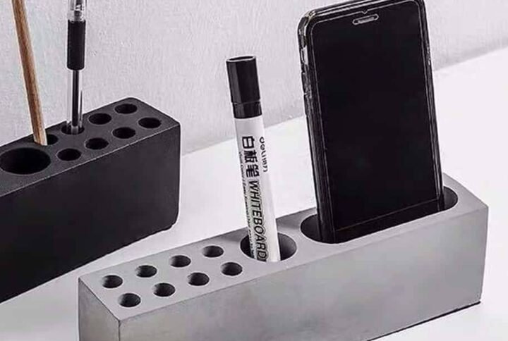 Concrete Mobile & Pen Holder - Indoor Plants | Plantshop.me
