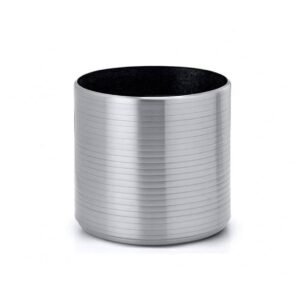 Cylindro Aluminium Ribbed - Pots | Plantshop.me