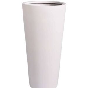 GRP Round Tapered Tall Fiberglass Pot | Plantshop.me