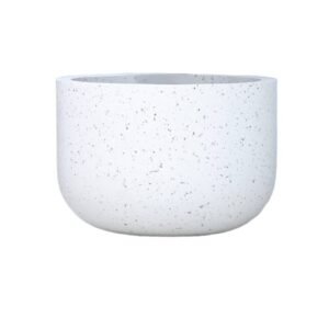 Majestic White Dot Premium GRP Pot - Shop Now at Plantshop.me UAE
