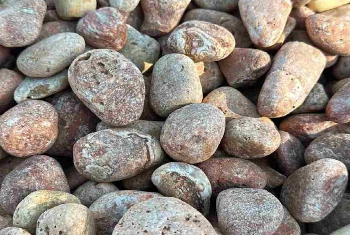 Matt Beige Beach Stone - Gardening Accessories | Plantshop.me