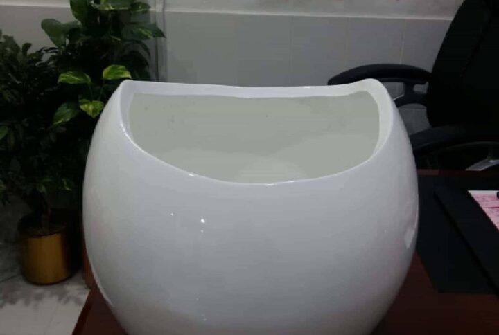 Premium GRP Oval Fiberglass Pot | Durable Planters | Plantshop.me