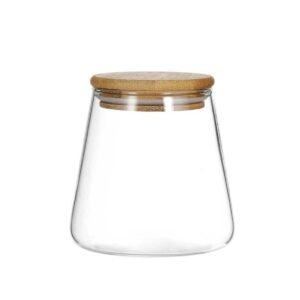 Conical Terrarium Glass Jar | Modern Botanical Display Vessel