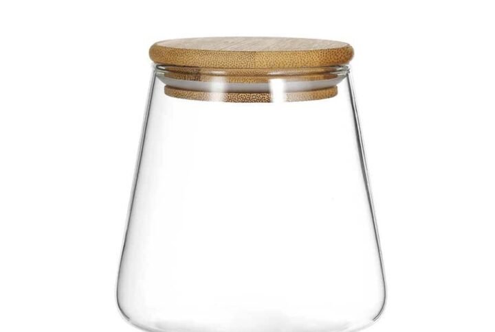 Conical Terrarium Glass Jar | Modern Botanical Display Vessel