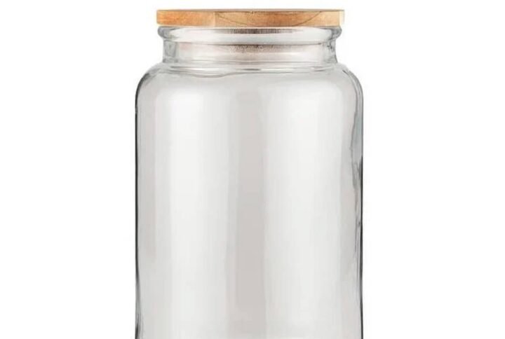 Large Round Glass Wide Mouth Closed Terrarium Jar