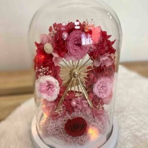 Preserved Ferris Wheel Forever Rose Red - Plantshop.me UAE